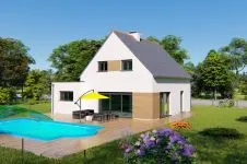 image miniature Projet de construction d'une maison 109.47 m² avec terrain à GOSNE (35)