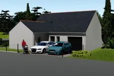 image miniature Projet de construction d'une maison 107.89 m² avec terrain à SAINT-GUINOUX (35)