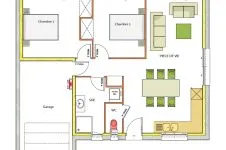 image miniature Projet de construction d'une maison 57.19 m² avec terrain à LEHON (22)