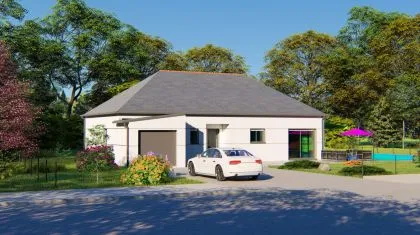 Projet de construction d'une maison 93.19 m² avec terrain à SAINT-CAST-LE-GUILDO (22)