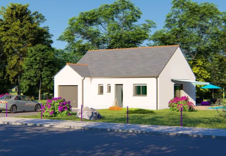 Projet de construction d'une maison 57.19 m² avec terrain à IFFENDIC (35)