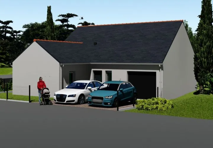 image tm Projet de construction d'une maison 107.89 m² avec terrain à SAINT-GUINOUX (35)