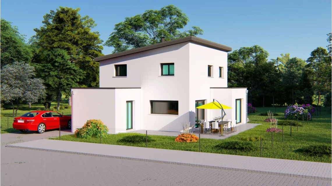 image Projet de construction d'une maison 121.79 m² avec terrain à GAEL (35)
