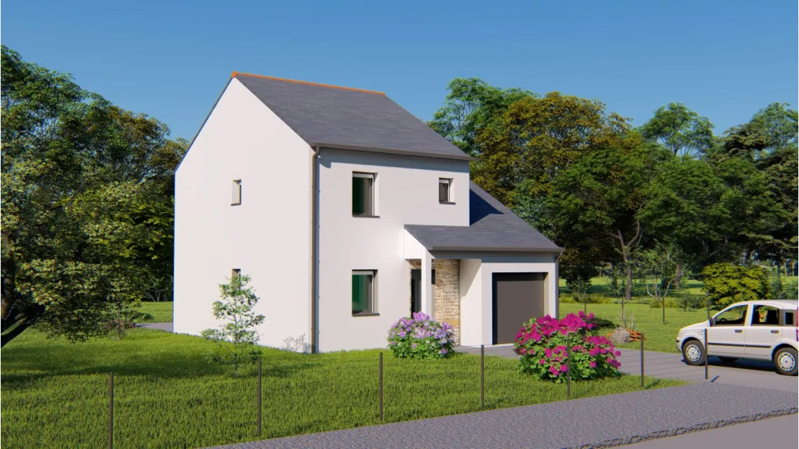 image Projet de construction d'une maison 86.78 m² avec terrain à BOBITAL (22)