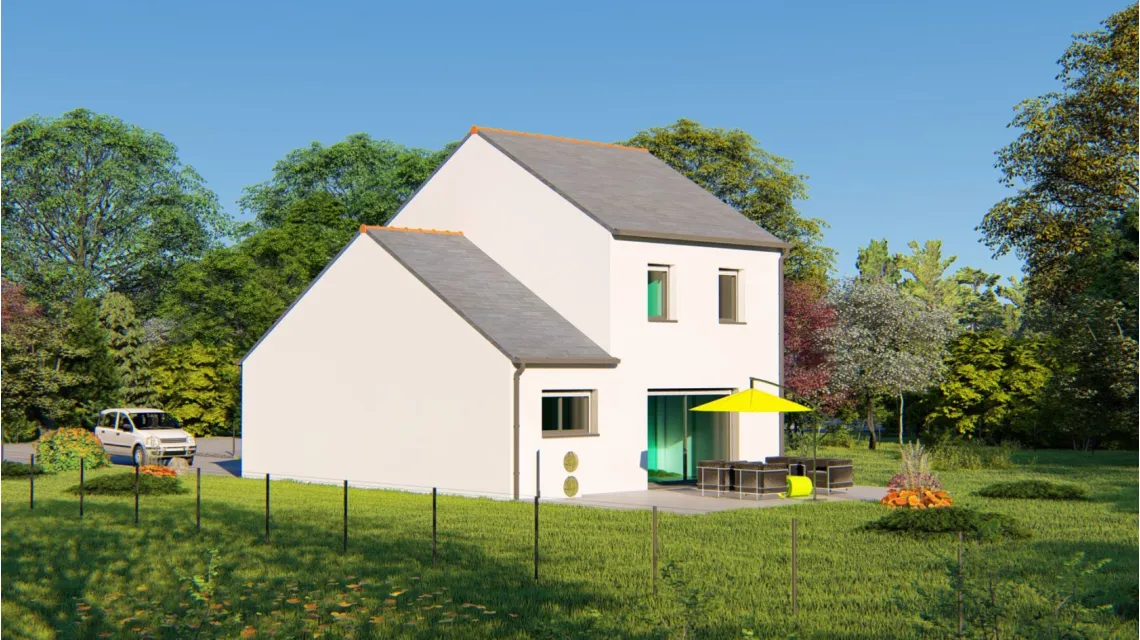 image Projet de construction d'une maison 86.78 m² avec terrain à BOBITAL (22)