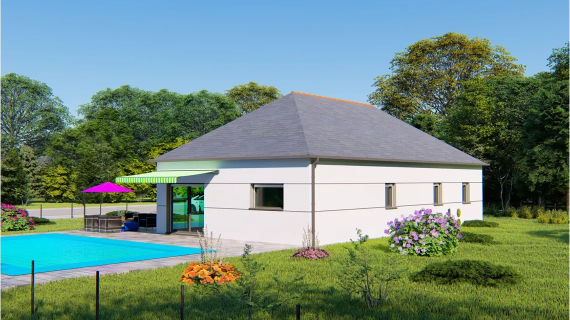 image Projet de construction d'une maison 93.19 m² avec terrain à SAINT-CAST-LE-GUILDO (22)