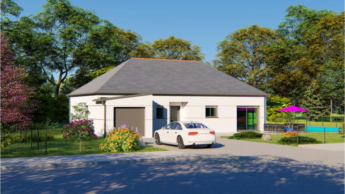 image Projet de construction d'une maison 93.19 m² avec terrain à SAINT-CAST-LE-GUILDO (22)