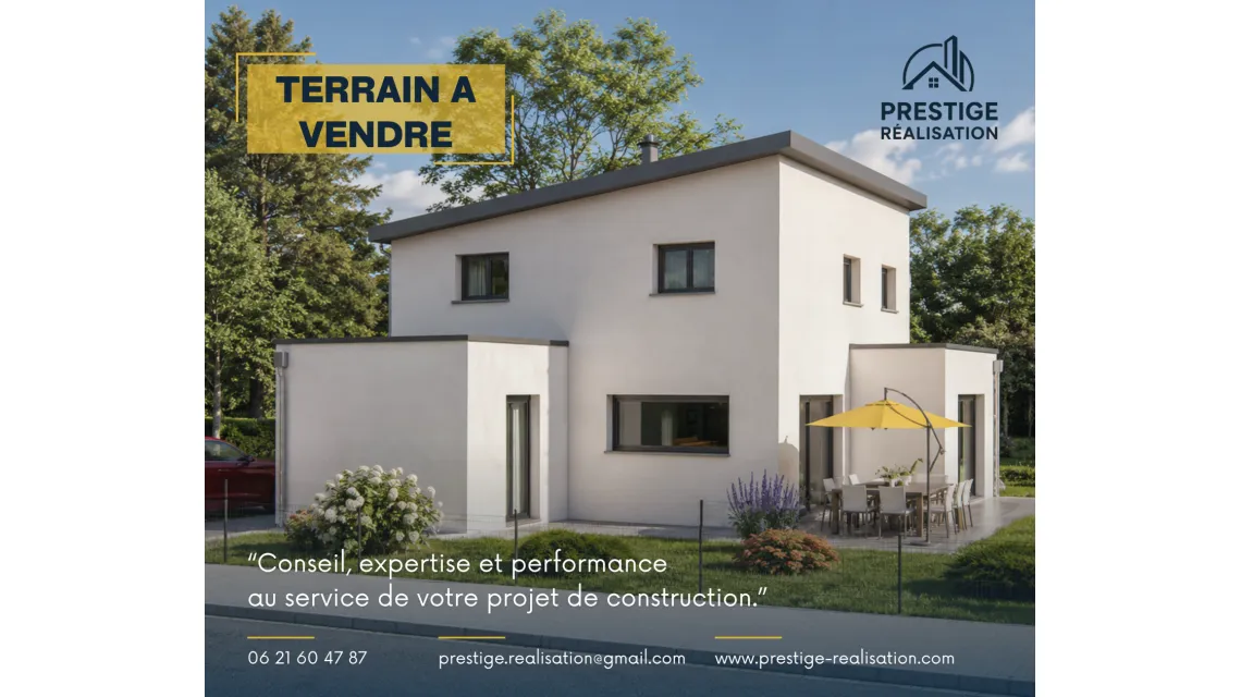 image Projet de construction d'une maison 110 m² avec terrain à FOUGERES (35)